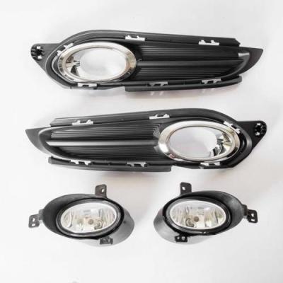 ไฟสปอร์ตไลท์ ไฟตัดหมอก ฮอนด้า เอชอาร์-วี Honda HR-V ปี 2015 Fog Lamp Spot Light Cover Chrome Bulb H3 Halogen Fit Honda HRV HR-V SUV 2015