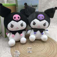 25Cm อะนิเมะ Sanriod ของเล่น Kawaii Kuromi สัตว์ตุ๊กตานุ่มยัดไส้ตุ๊กตาหมอนพูเชียร์ของเล่นเด็กของขวัญ O2A0