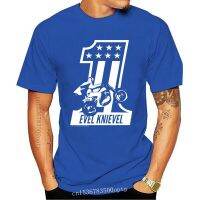 T-shirt Evel Knievel Stunt Rider Star 1 MenS  Bike Jump Motorcycle Icon Short-Sleeved Tops Tees