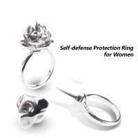 【JH】 Detachable Rotate Defense with Thorn Female Safety Antique Color Adjustable Rings