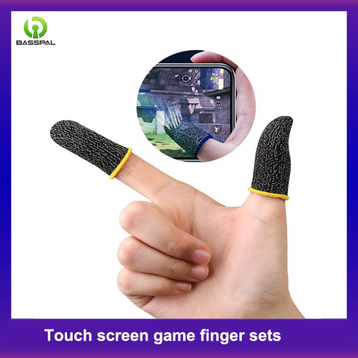 BassPal Gaming Finger Sleeve Breathable Fingertips For PUBG Mobile