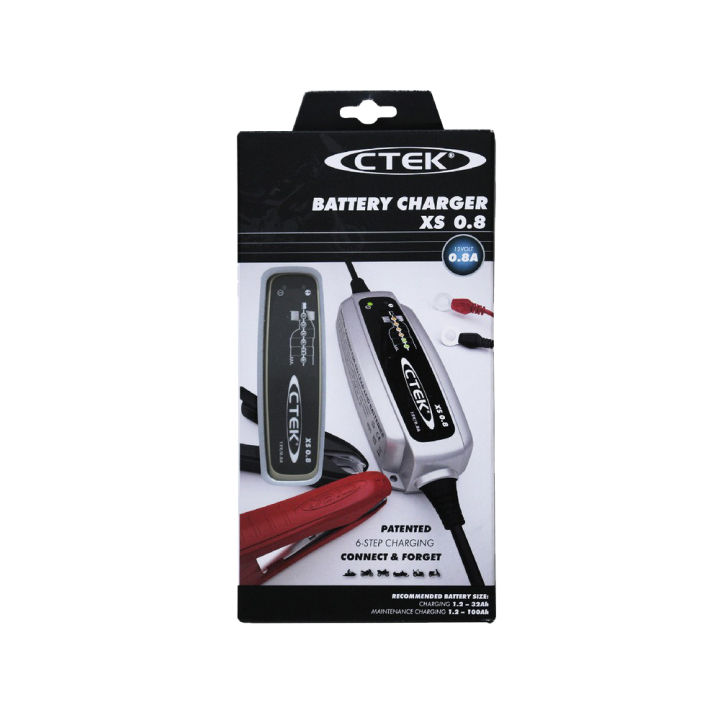 ctek-xs-0-8-เครื่องชาร์จแบตเตอรี่อัจฉริยะสำหรับมอเตอร์ไซค์