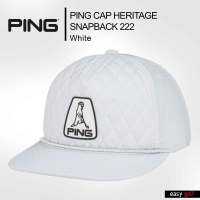 PING CAP HERITAGE SNAPBACK 222 LIMITED PING CAP MEN หมวกกอล์ฟ หมวกกีฬาผู้ชาย