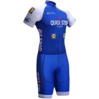 Childrens speed skating one-piece suit roller skating suit summer short-sleeved thin cycling suit breathable for men and women can be customized in batches