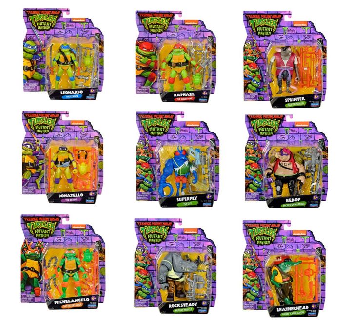 TMNT Movie Basic Figures - 4 Assorted Turtles