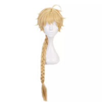 Genshin Impact Cosplay Aether Traveler Golden id Heat Resistant Synthetic Hair Wigs Halloween Carnival Party Role Play