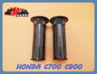 HONDA C700 C900 HANDLE GRIP RUBBER "BLACK" SET // ปลอกมือ ปลอกแฮนด์ สีดำ สินค้าคุณภาพดี