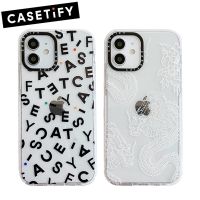 Tide brand Cute Phone Case for iphone 13 13pro 13promax 12 12pro 12promax Simple English File White Chinese Dragon Pattern phone case for iphone 11 11pro 11promax x xr xsmax transparent silicone phone case for iphone 7+ 8+