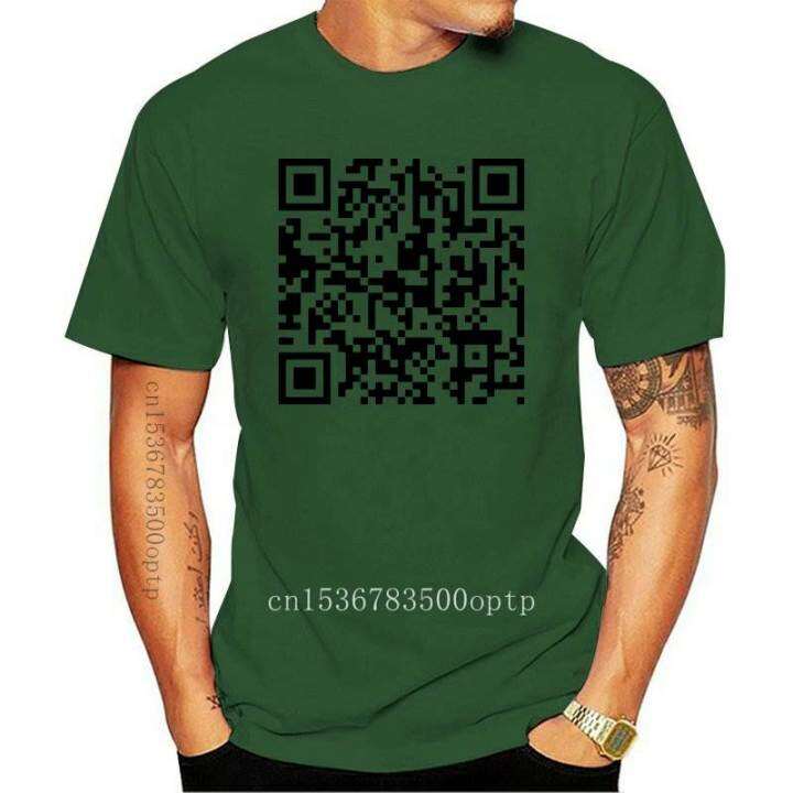 Rick Roll QR Code Rickrolled T-Shirt