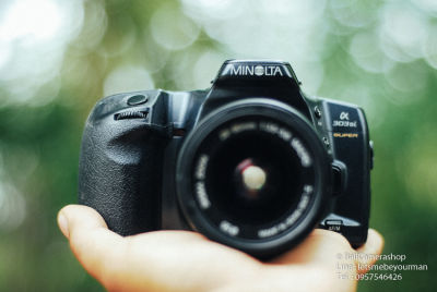 ขายกล้องฟิล์ม Minolta a303si super serial 99521294 พร้อมเลนส์ Sigma 28-80mm Macro