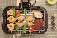 เตาปิ้งย่าง ไร้ควัน เตา ไฟฟ้า Electric BBQ Grill แบบตั้งโต๊ะ ไฟฟ้า 2000 วัตต์ ใช้งานง่าย ปลอดภัย ควบคุมความร้อน ด้วยเทอร์โมสตัท ปรับความร้อนได้ มีระบบ Safety แบบไมโครสวิตซ์