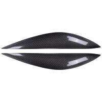 Carbon Fiber Eyebrow Eyelid Fit for Mercedes Benz W204 C180 C200 C300 C350 C63 08-11