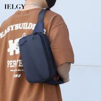 IELGY Men S Black Motorcycle Multifunctional Messenger Bagผู้ชาย