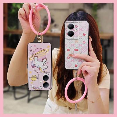 Mens and Womens hang wrist Phone Case For VIVO Y78 5G Global/Y78+ dust-proof Cartoon advanced cartoon luxurious youth