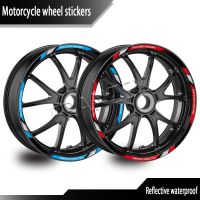 Reflective Motorcycle Wheel Strip Stickers Rim Hub Tape Decals 12"17"18" Decoration For Ducati CBR Yamaha GSXR KTM Kawasaki Wall Stickers Decals