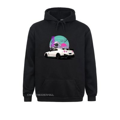 R35 Skyline Gtr Vaporwave Jdm Mens Long Sleeve Hoodies Youthful Harajuku Hooded Pullover Sweatshirts Personalized Clothes Size XS-4XL