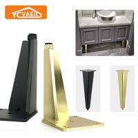 4pcs Metal Legs for Furniture Aluminum Adjustable Cabinet Foot 10/12/15/18/20/25/30CM Sofa Dressing Bedside Table Replace Feet Furniture Protectors Re