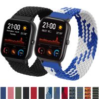 Amazfit putaran solo kepang 20mm jam tangan gelang untuk Amazfit GTS 4/2/2e/GTS2 Mini/GTR 3/3 Pro/4/GTR2/2e/stratos 2/3 tali bip