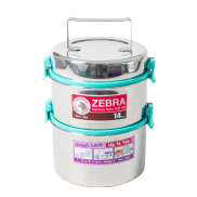 Camen inox Zebra 14x2 có nắp kín hơi từng ngăn - 150257