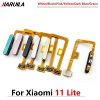 20Pcs / Lot ปุ่มโฮมดั้งเดิมลายนิ้วมือ เซนเซอร์ Flex Cable Ribbon สําหรับ Xiaomi Mi 11 Mi11 Lite อะไหล่ทดแทน