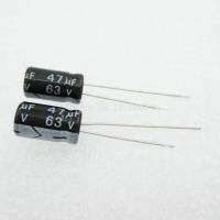 20PCS/LOT Aluminum electrolytic capacitor 47uF 63V 6.3*11 Electrolytic Capacitor 63v 47uf WATTY Electronics