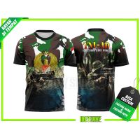 New Fashion Indonesian Army TNI AD Mens T-Shirt Fullprint Custom Sublime 2023