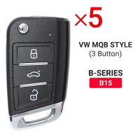 KEYDIY B Series B15 3 Button Remote Control Key Universal KD Remote Control for KD200 KD900 KD900+ URG200 KD-X2 Mini KD for VW MQB Style