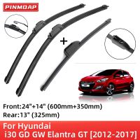 For Hyundai i30 GD GW Elantra GT 2012-2017 Front Rear Wiper Blades Brushes Cutter Accessories J Hook 2012 2013 2014 2015 2016