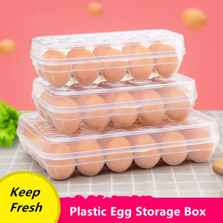 Egg Storage Refrigerator Storage Egg Tray Plastic Household Egg Grid