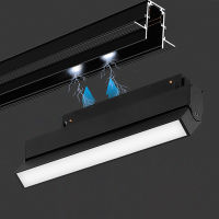 Magnetic Track Lighting 48V Dali Dimmable Folding Magnet Floodlight Tuya Zigbee Smart LED Magnetic Track Light System