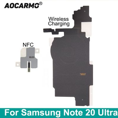 Aocarmo For Samsung Galaxy Note 20 Ultra Wireless Charging Module Ribbon Note20U N9860/U/B NFC Flex Cable Replacement Part