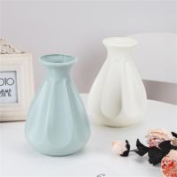 【LZ】✌☇❧  Vaso de flores de plástico para decoração doméstica Vaso de flores frescas Cesta pequena Ornamentos modernos duráveis Cesta fresca