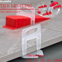 【LZ】✸  Tile Leveling System Clips 200-800 Pieces Tile Spacers 1/1.5/2/2.5/3MM for Ceramic Tile Laying Leveling Construction Tools