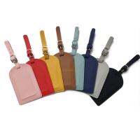 【DT】 hot  PU Leather Luggage Tag Light Soft Travel Accessories Suitcase Tag Boarding Pass Drop Shipping