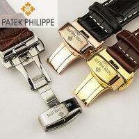 g2ydl2o 4/22Patek Philippe สายนาฬิกาข้อมือ สายหนัง หัวเข็มขัดผีเสื้อ PP 20 มม. 24 มม. สําหรับผู้ชาย และผู้หญิง