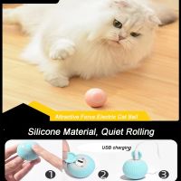 〖Love pets〗 Electric Cat Ball Toys Automatic Rolling Smart Cat Toys for Cats Training Self moving Kitten Toys for Indoor Interactive Playing