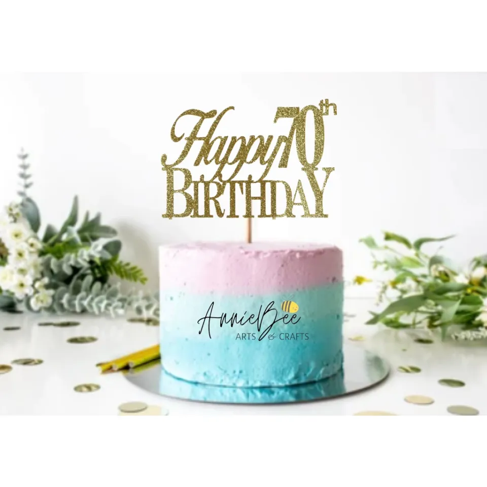 Customised Acrylic Cake Topper Singapore - Birthday / Baby Full Month /  Anniversary