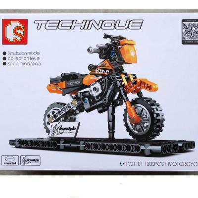 ตัวต่อ Sembo 701101 ชุด TECHNIQUE : Motorcycle 2 จำนวนตัวต่อ 209 ชิ้น