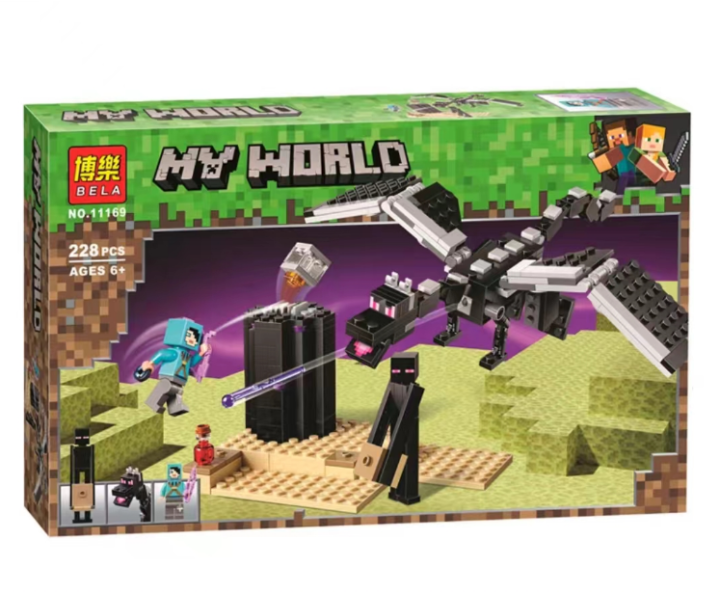LEGO 21151 Lego My World Battle Ender Dragon My World Lego Building ...