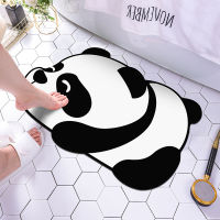 Bathroom Mats Napa Diatomaceous Panda Car Anti-slip Absorbent Dry Feet Toilet Doorway Rug Entrance Door Floor Bedroom Kitchen