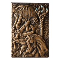 Creative The Magic Embossed A5 Leather Notebook Journal Notepad Travel Diary Planner Book School Office Supplies P9YA