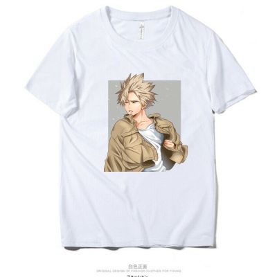 Wear Cool My Hero Academia Bakugo Katsuki Gefertigte Bedruckte T-Shirts 100% Cotton tee  NJ4F