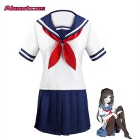 【CW】 Anime Yandere Simulator Ayano AishiCostumesSchool JK UniformDressesSets HalloweenSailor Suit