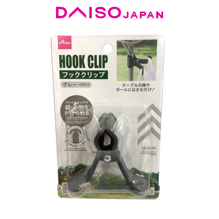 Daiso Gray Hook Clip Lazada PH