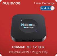 2023 ใหม่ H96 สูงสุด M5 (ช่อง / ภาพยนตร์ 10k ติดตั้ง) RK3318 TVBOX 2GB + 16GB Android 11.0 สมาร์ททีวีหุ่นยนต์กล่องมินิทีวีไทยหุ่นยนต์กล่อง 2G 16GB สนับสนุน 4K 2.4G