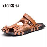 ❈✶◙ Leather Men 39;s Sandals