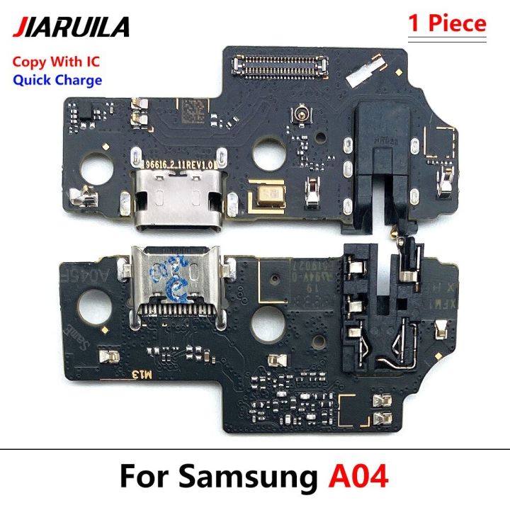 ใหม่เหมาะสำหรับ-samsung-a04-a045f-a04s-a047f-a04e-a042f-a14-a54-a24-4g-5g-ขั้วต่อแท่นชาร์จไฟ-usb-งอได้บอร์ดพอร์ตงอได้