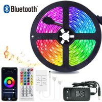 40M 30M LED Strip Light SMD 5050 RGB Flexible Diode Tape Luminous String Bluetooth WIFI Control TV Backlight Bedroom Party Decor