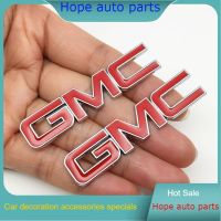 New upgrade 2pcs/lot Metal Stickers for GMC Logo Emblem Badge for Sierra Canyon Yukon Envoy Safari Savana Terrain Acadia Car Accessories