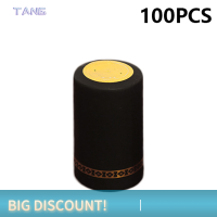 ?【Lowest price】TANG 100ชิ้นแคปซูลความร้อนหดตัวแคปซูลขวดไวน์หมวกหดความร้อนห่อไวน์สำหรับขวดปากตรง